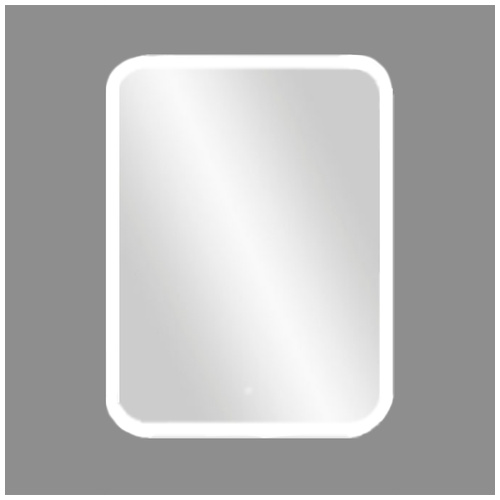 Зеркало с подсветкой-рамкой прямоугольное, закругленные углы LED